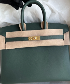 에르메스 버킨백25 사이프러스 그린 금장